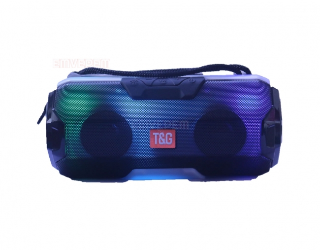 Parlante Bluetooth con Luces Led T&G TG-143